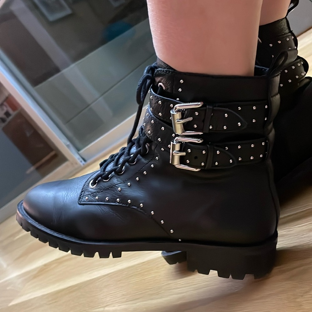 Rebecca Minkoff studded boots sz 9